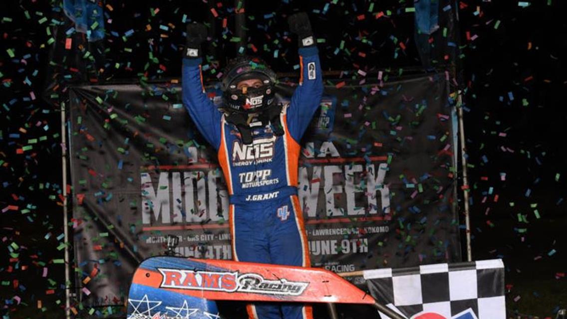 Grant gets redemption at Gas City Indiana Midget Week Rd. 2