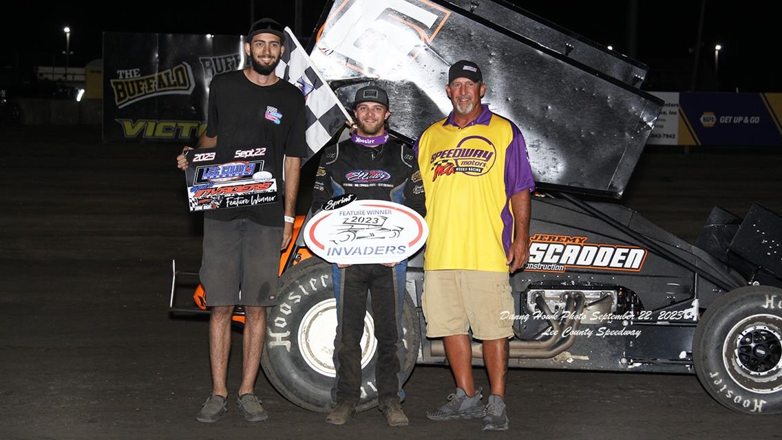 Zane DeVault Cops $3,000 at Lee County Speedway in First Sprint Invaders Start!