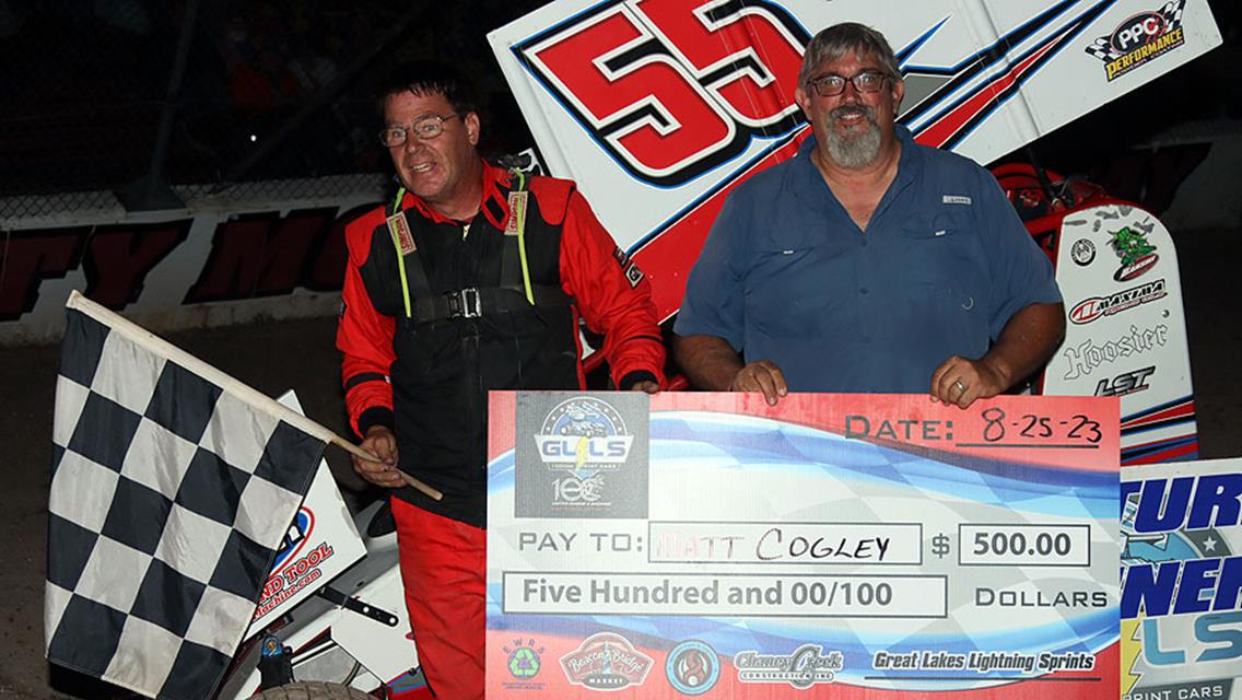MATT COGLEY LEAVES VICTORIOUS FROM TRI-CITY MOTOR SPEEDWAY