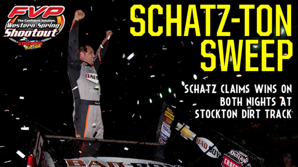 Schatz Completes Stockton Sweep