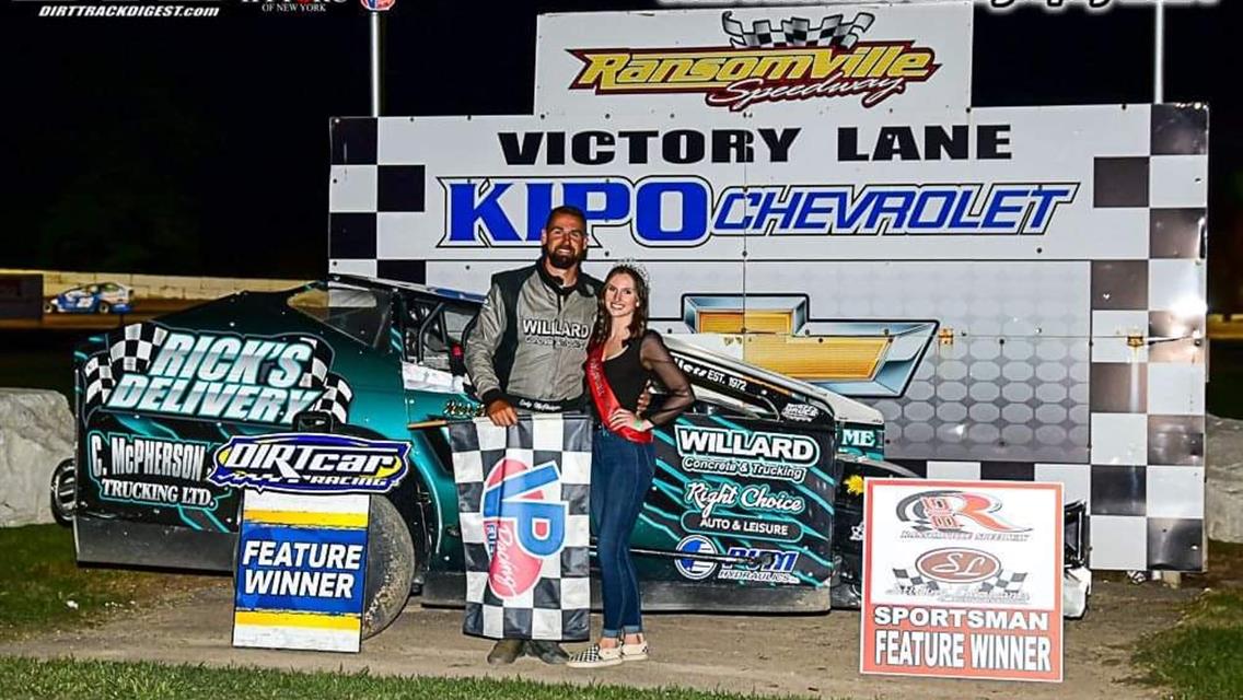 Cody McPherson Tops Sportsman Super DIRTcar Series Field at Ransomville
