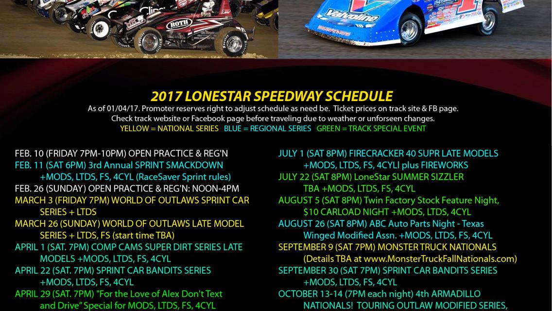 WORLD of OUTLAWS Craftsman SPRINT CAR SERIES *TICKETS ON SALE*