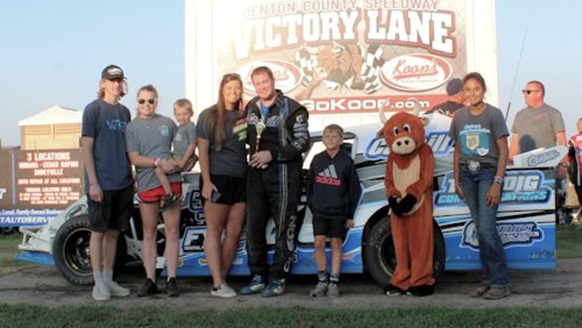 Carter cashes in on another big payday at Benton County Speedway