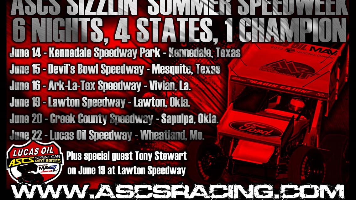 Quick Look: Lucas Oil ASCS Speedweek fast approaching
