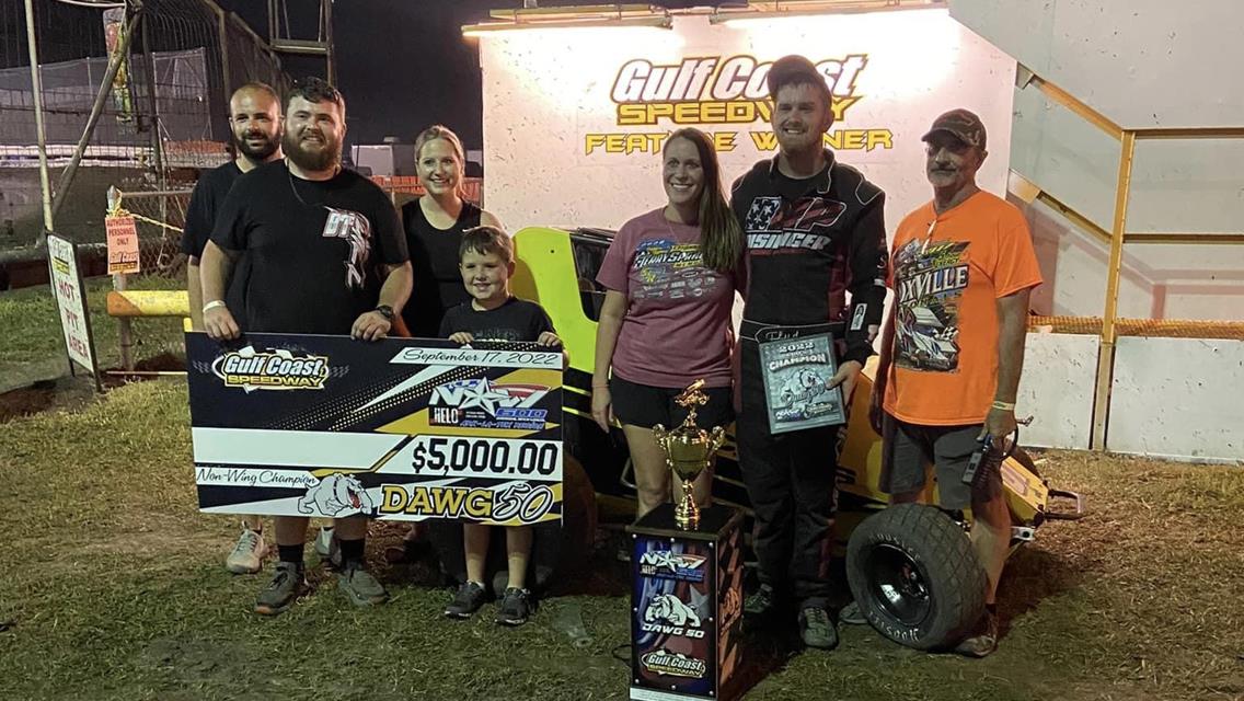 Frank Flud Pockets $5,000 with The Dawg 50 Win at Gulf Coast Speedway!