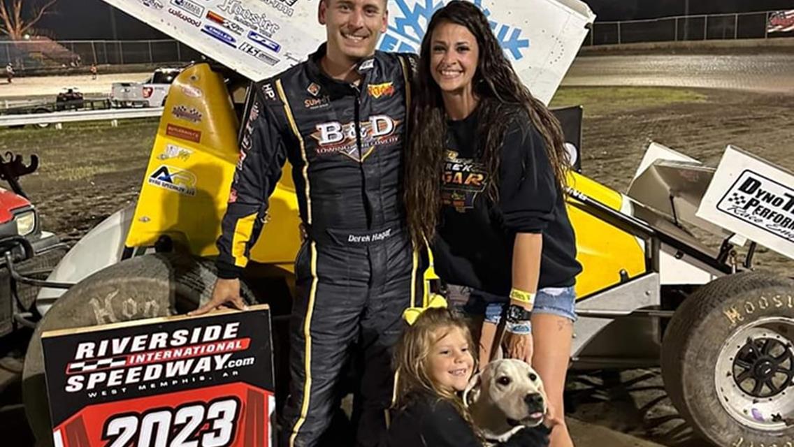 HAGAR DOUBLES UP WITH USCS SPEEDWEEK WIN AT WEST MEMPHIS
