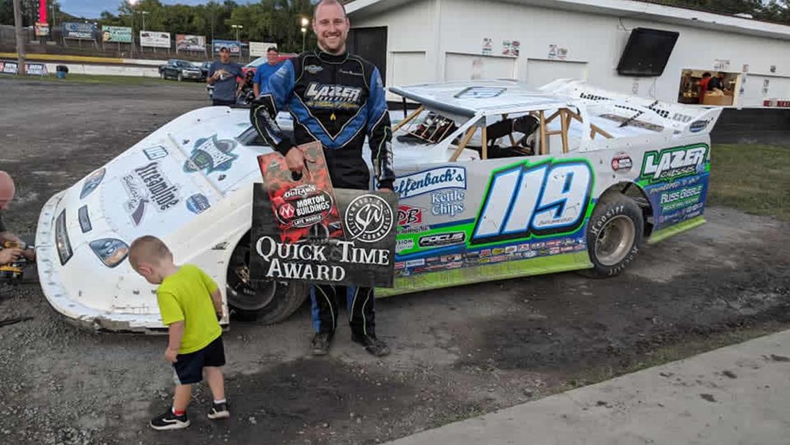 Orange County Fair Speedway (Middletown, NY) – World of Outlaws Morton Buildings Late Model Series – August 19th, 2021. (Jacy Norgaard photo)