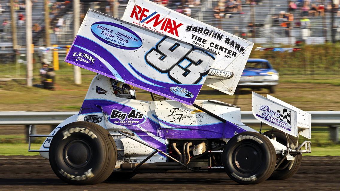 1st Sprint car win