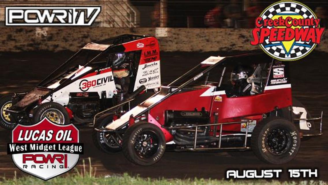 Creek County Speedway Added to POWRi Lucas Oil West Midget League Schedule