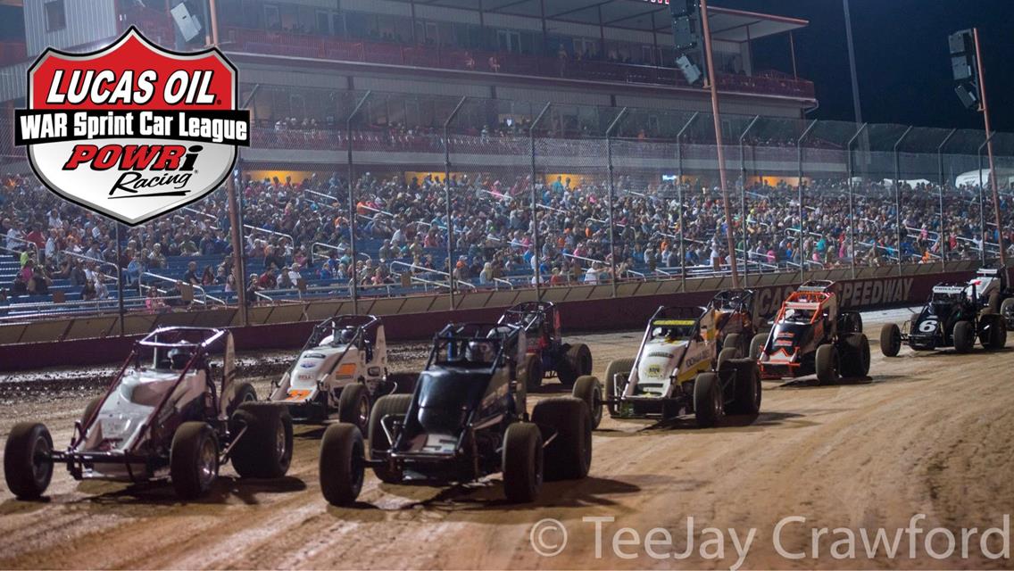 DOUBLE HEADER WEEKEND IN MISSOURI UP NEXT FOR WAR SPRINTS