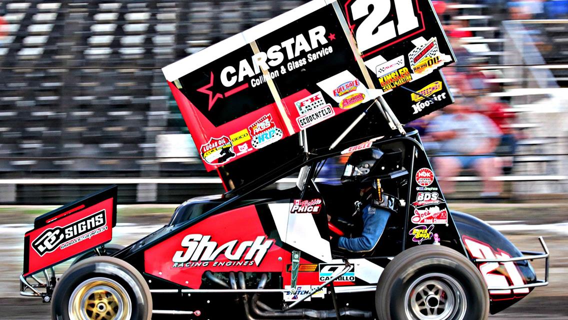 Price Picks Up Top-10 Finishes at Knoxville Raceway and 34 Raceway