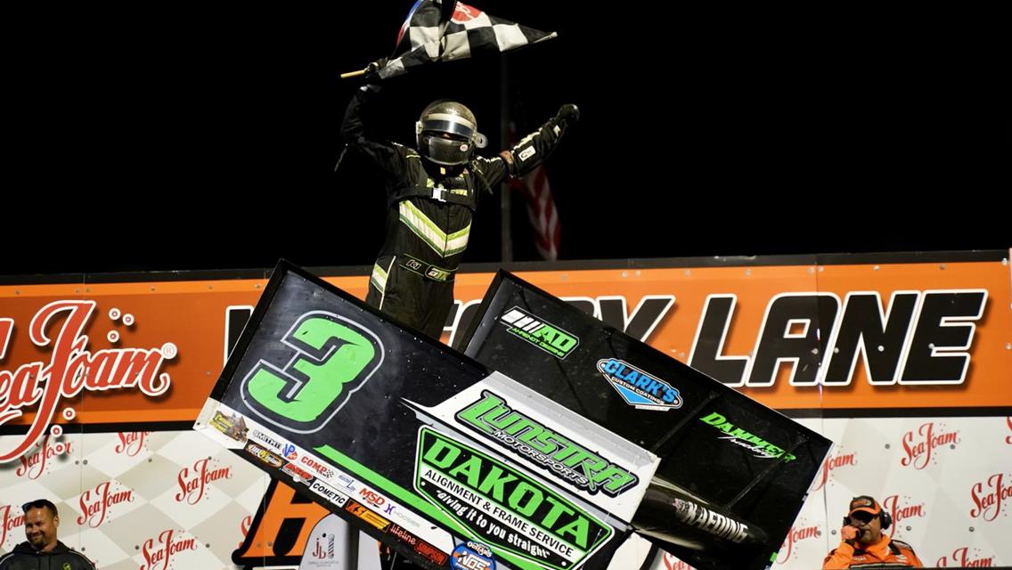 Kaeding, Ferriera and Olivier Triumphant at Huset’s Speedway During Metro Construction Memorial Day Doubleheader Presented by DKW Transport Finale