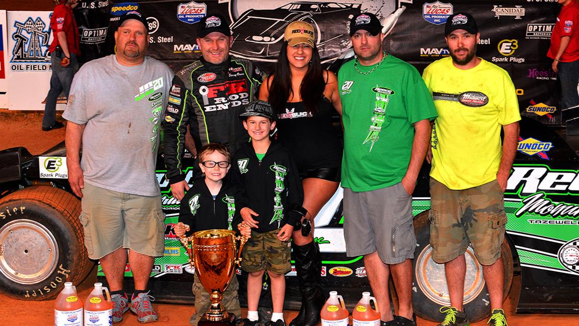 Owens Survives High Banks Havoc at LoneStar Speedway