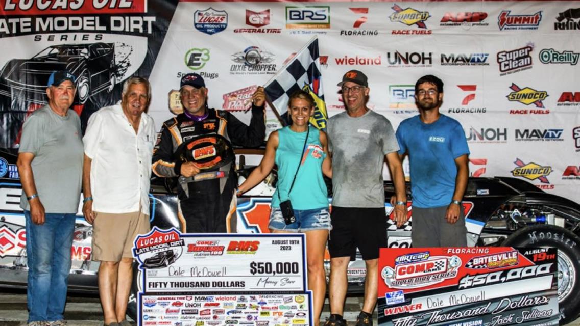 Batesville Motor Speedway (Batesville, AR) – Lucas Oil Late Model Dirt Series – Topless 100 – April 18th-19th, 2023. (Heath Lawson photo)