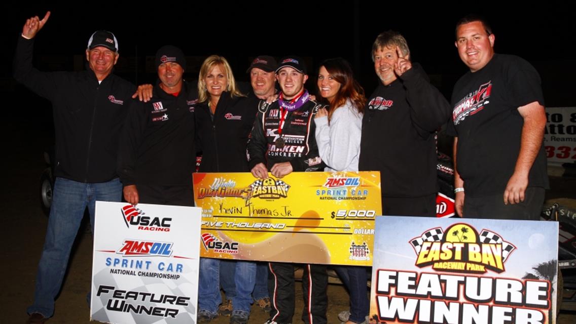 THOMAS TACKLES EAST BAY FOR FIRST WIN OF 2015
