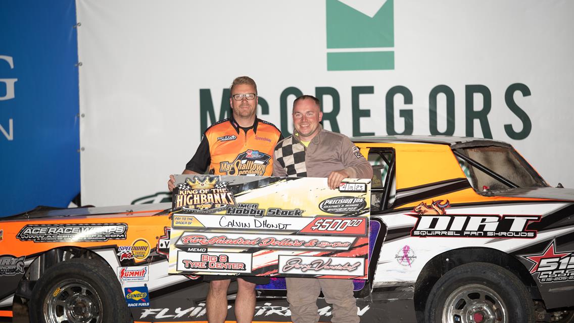 Feature wins to Ward, Olson, and Dhondt, as ten Stock Cars lock in for King of the High Banks