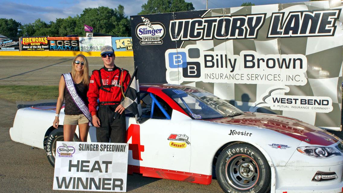 Nottestad wins &#39;Back In The Day&#39; 50-Lap Late Model Feature at Slinger