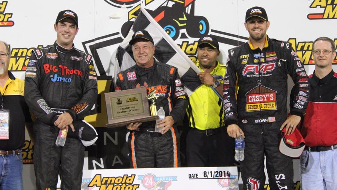 Swindell Leads Big Game Motorsports to 360 Knoxville Nationals Prelim Win