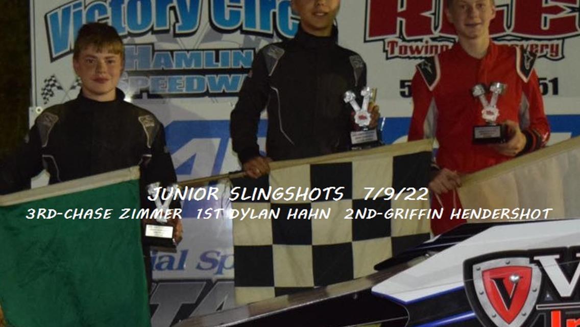 7/9/22 Junior Slingshots Results