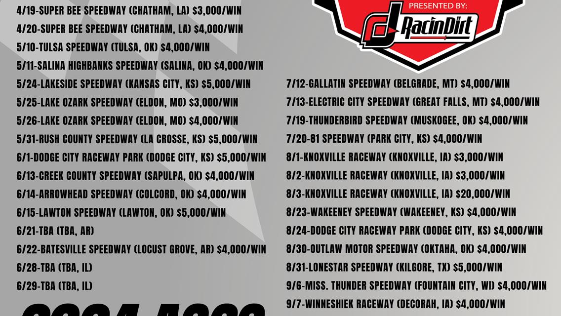Season No. 33 For The ASCS National Tour Revealed!