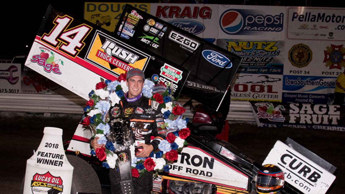 Carson Macedo Sails To Sage Fruit Ultimate Challenge Victory With Lucas Oil American Sprint Car Series