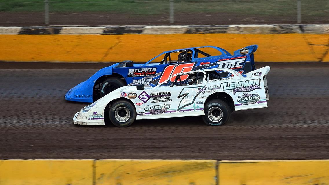 Podium finish in Late Model at Cedar Lake Speedway