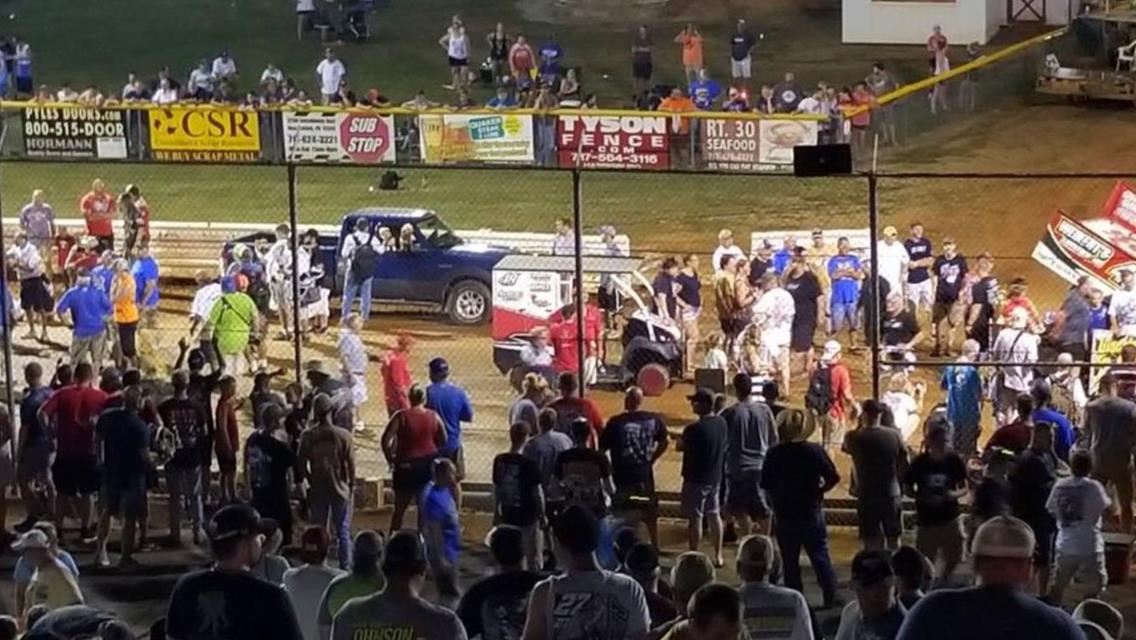 DANNY DIETRICH BEATS KYLE LARSON FOR SECOND PENNSYLVANIA SPEEDWEEK WIN