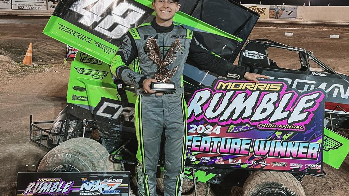 Koen Crawford, Quinn Thurein, and Jace Thurein Score Morris Rumble Friday Night Wins!