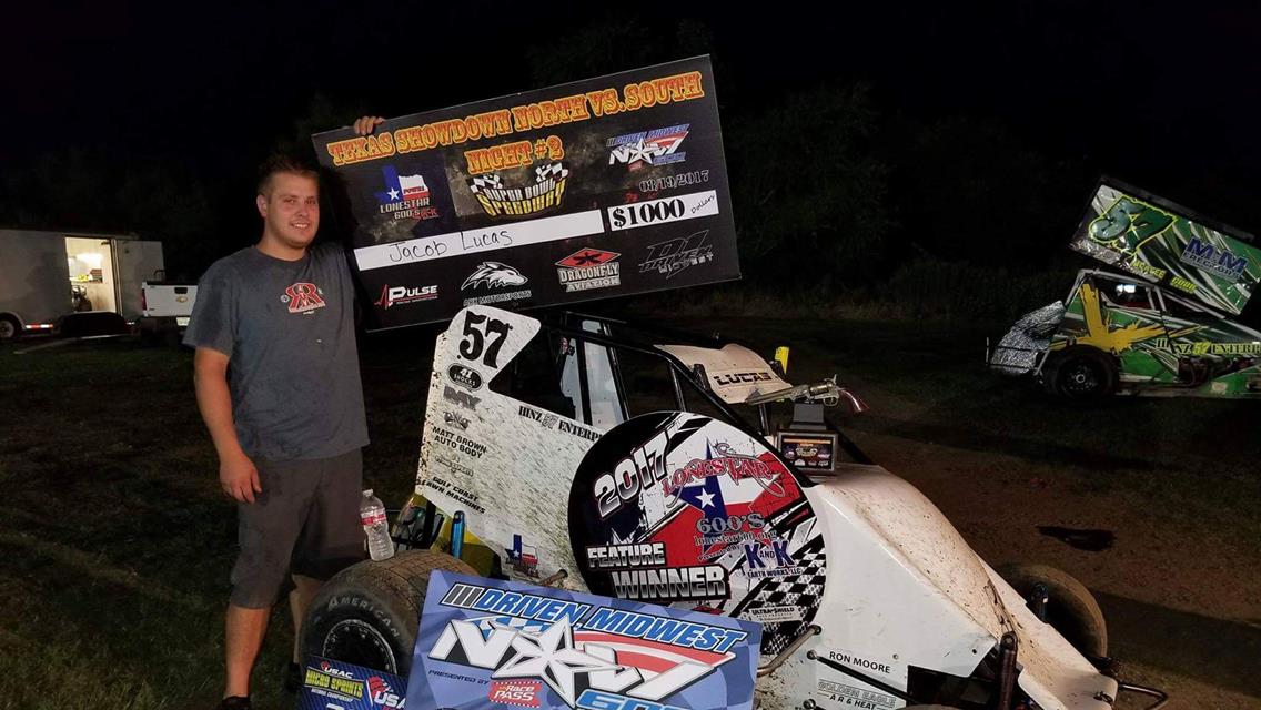 Lucas and Rouser Capture Driven Midwest USAC NOW600 National Victories at Superbowl During North/South Shootout