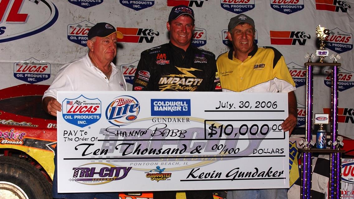 Shannon Babb Best in Lucas Oil Late Model Dirt Series Action at Tri-City