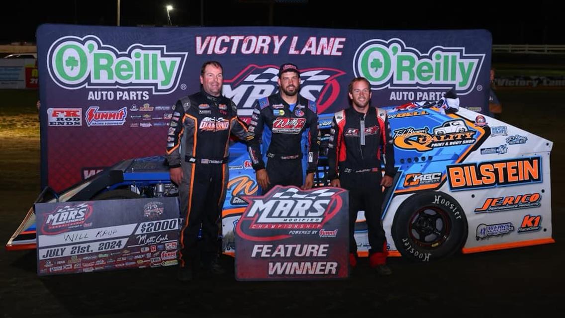 Official Summary of Results July 21, 2024 Adams County Speedway