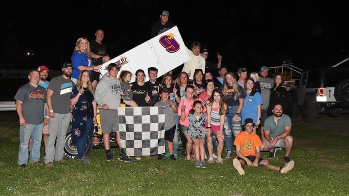 Hagar Hustles to First Feature Triumph of the Season at Riverside International Speedway