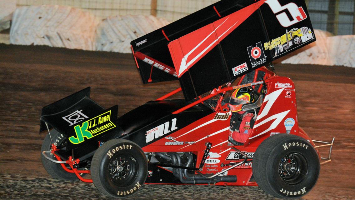 Ball Rebounds to Finish Fifth at 34 Raceway, Places Third in Sprint Invaders Championship Standings