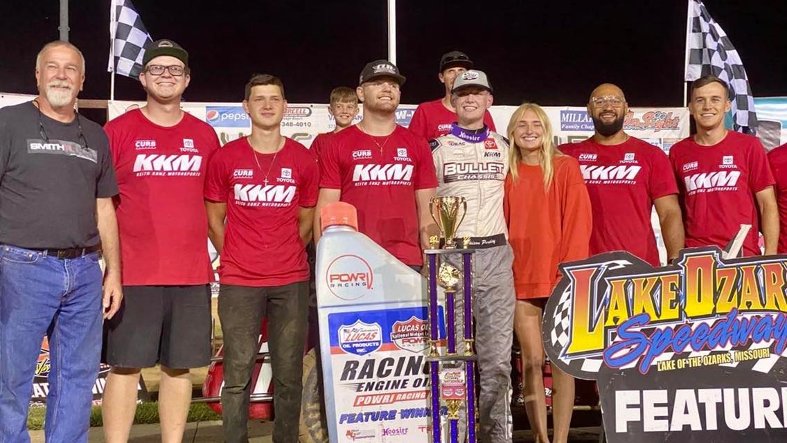 Daison Pursley Victorious at Lake Ozark Speedway with POWRi National &amp; West Midgets
