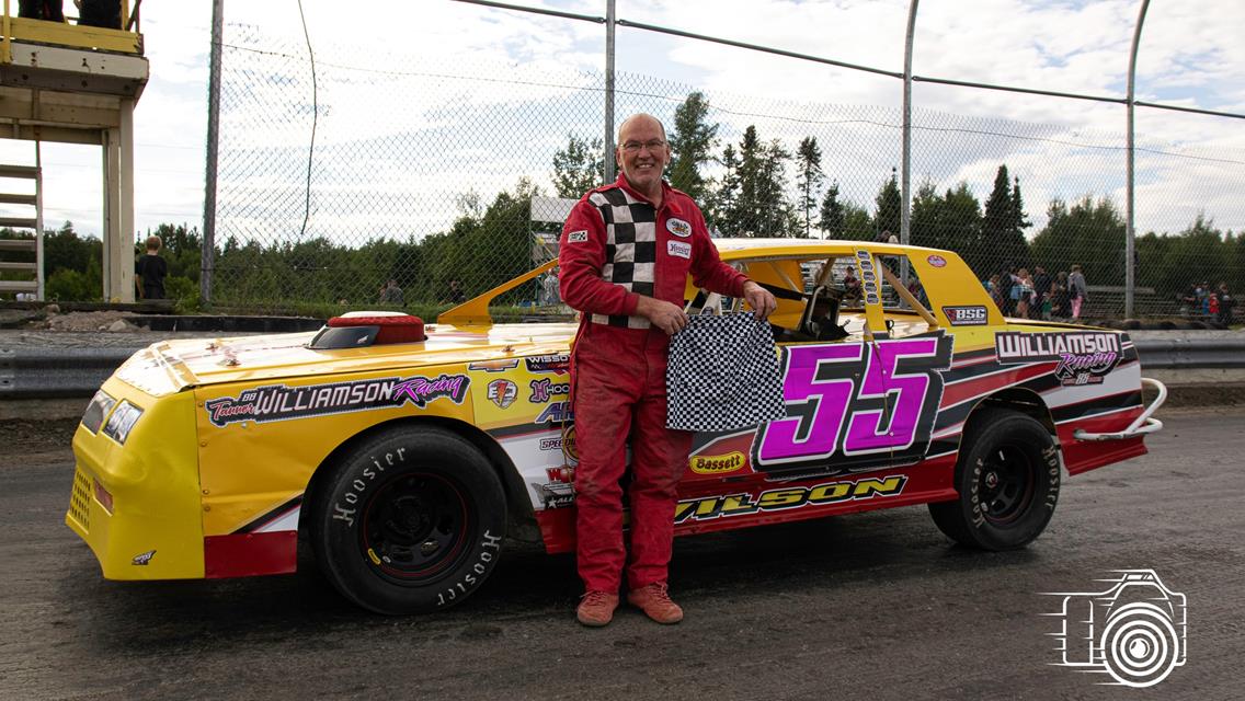 K. Mulholland, Leek, Wilson, Pollock, Clean Sweep at Lake of the Woods Speedway