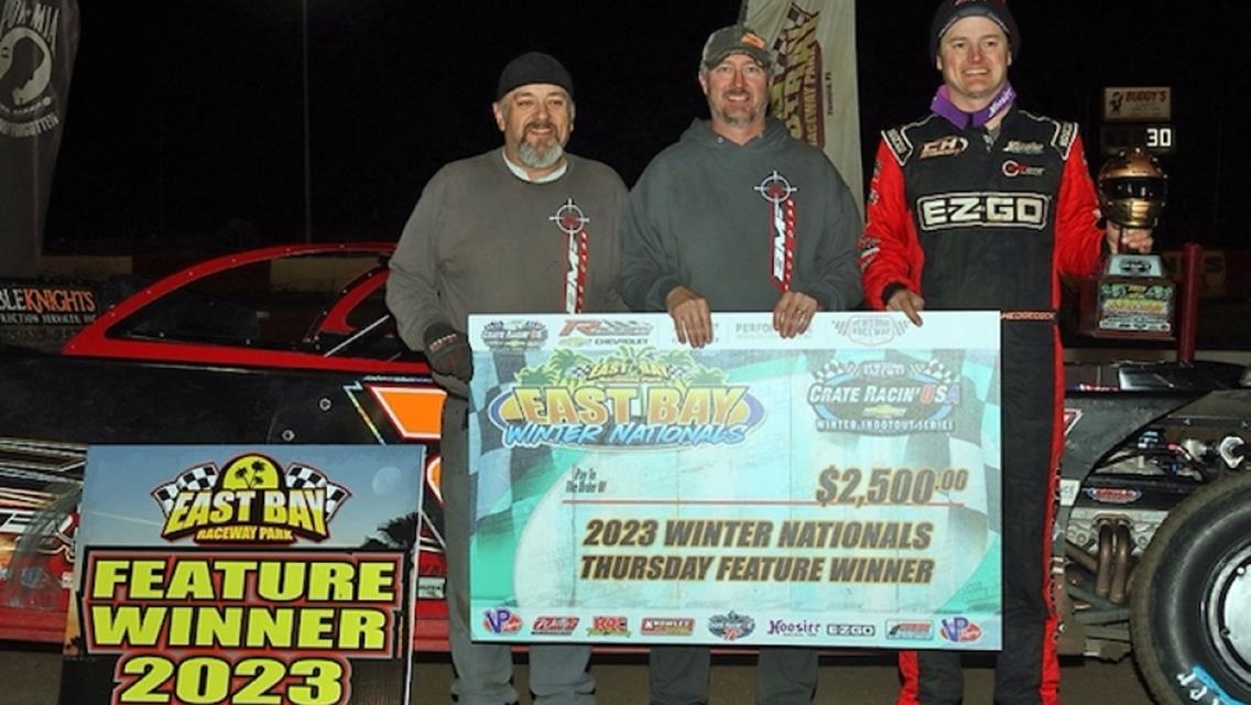 East Bay Raceway Park (Gibsonton, FL) – Crate Racin’ USA Winter Shootout – East Bay Winter Nationals – January 26th-28th, 2023. (Jim DenHamer photo)