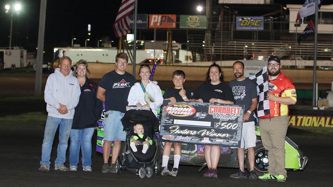 Smith scores first Modified win, Jaennette takes thrilling Stock Car victory