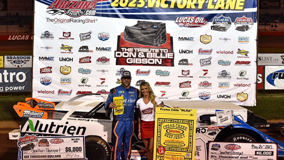 2-For-2:  Davenport Dominates &quot;Tribute To Don &amp; Billie Gibson&quot;