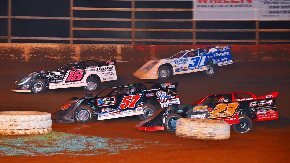 Talladega Short Track (Eastaboga, AL) – Hunt the Front Super Dirt Series – Bama Bash – March 15th-16th, 2024. (Simple Moments Photography)