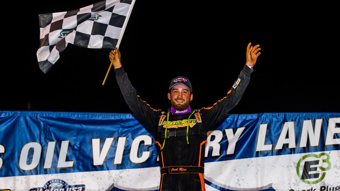 Josh Rice wins Ralph Latham Memorial for Biggest Career Win