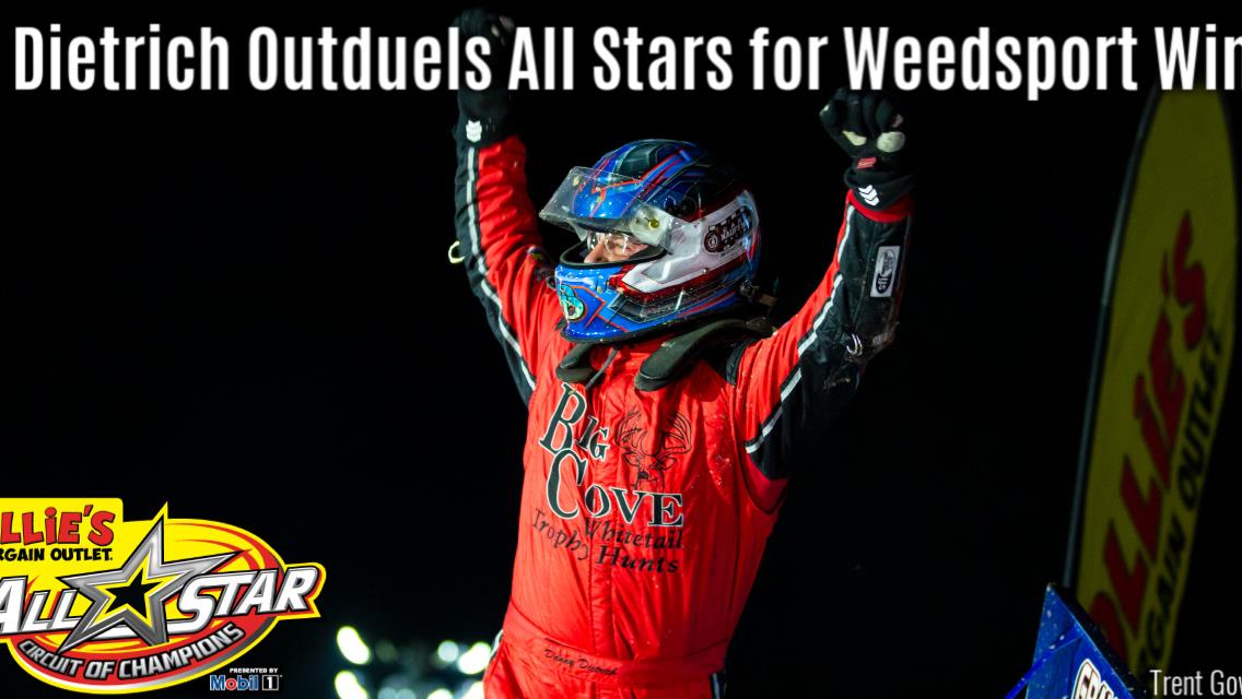 Danny Dietrich scores first All Star victory of 2019 during Weedsport Speedway visit