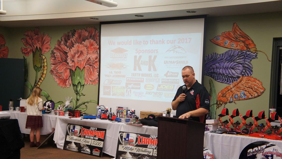 2017 Champions Crowned at The 4th Annual POWRi Lonestar 600 Banquet
