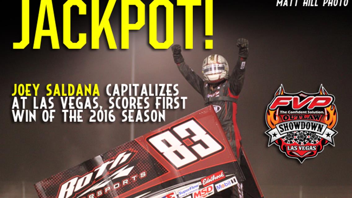 Saldana Hits Jackpot on First Night of Las Vegas Double-Header