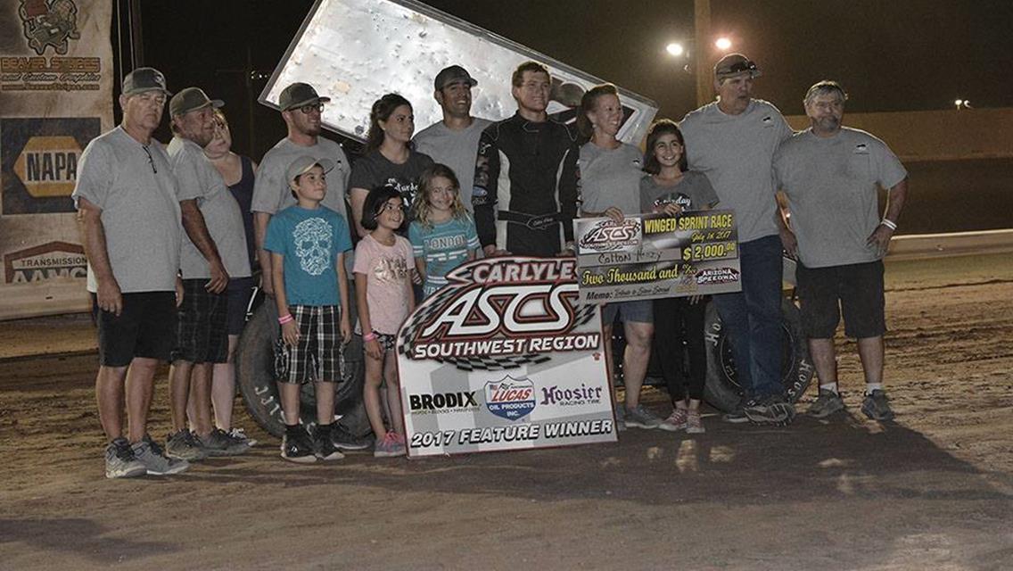 Hardy Wins Steve Stroud Tribute with ASCS after Rough Week in California