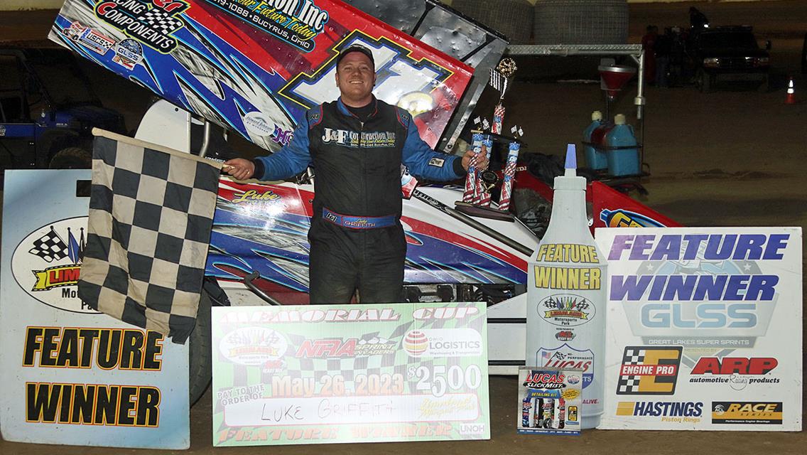 Luke Griffith Wins First Ever Feature in Memorial Cup