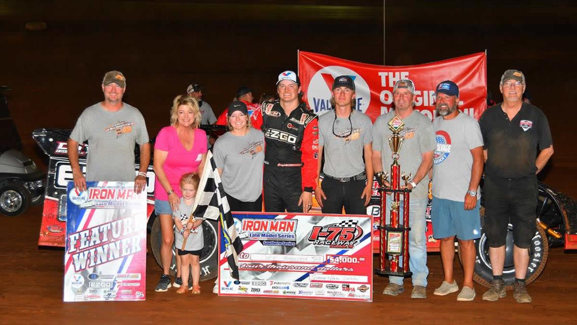 Hedgecock cruises in Iron-Man stop at I-75 Raceway