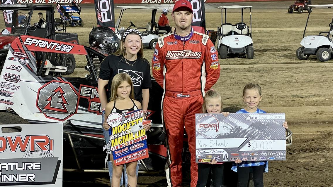 Bubak, Schudy make late moves for Night Two feature wins at Hockett-McMillin Memorial at Lucas Oil Speedway