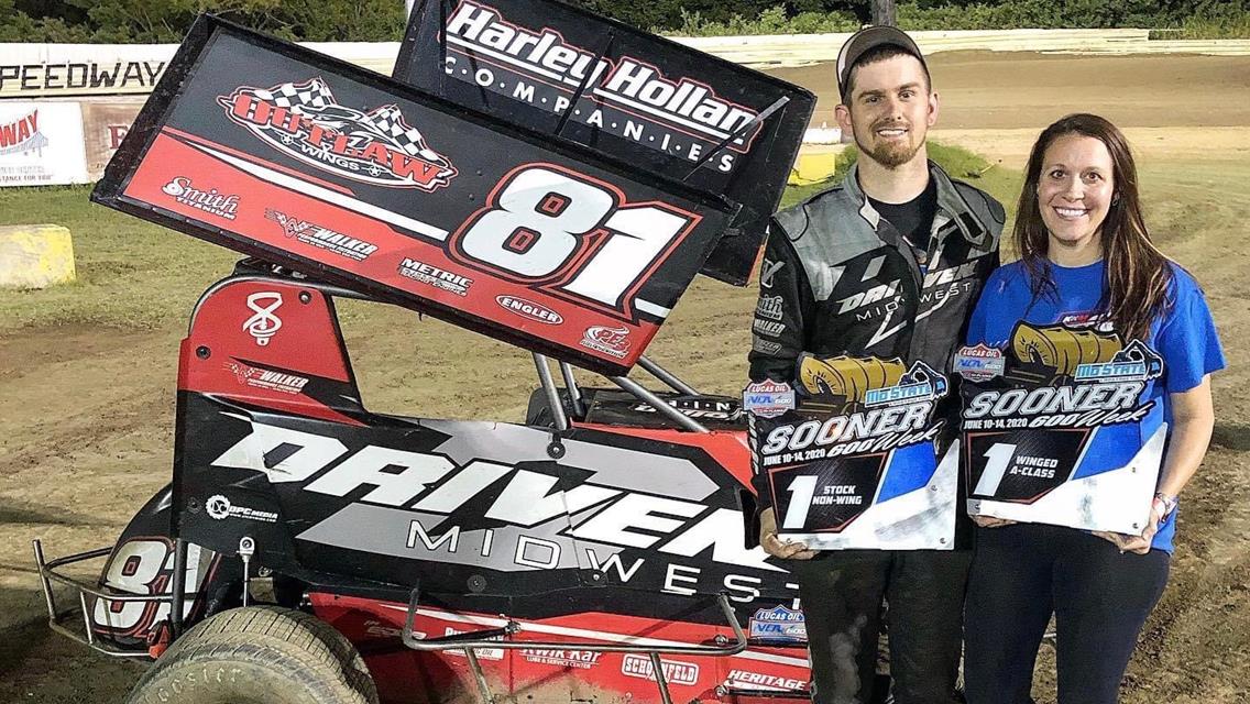 Flud and Avedisian Victorious at Creek County Speedway During Round 2 of Lucas Oil NOW600 Series Sooner 600 Week