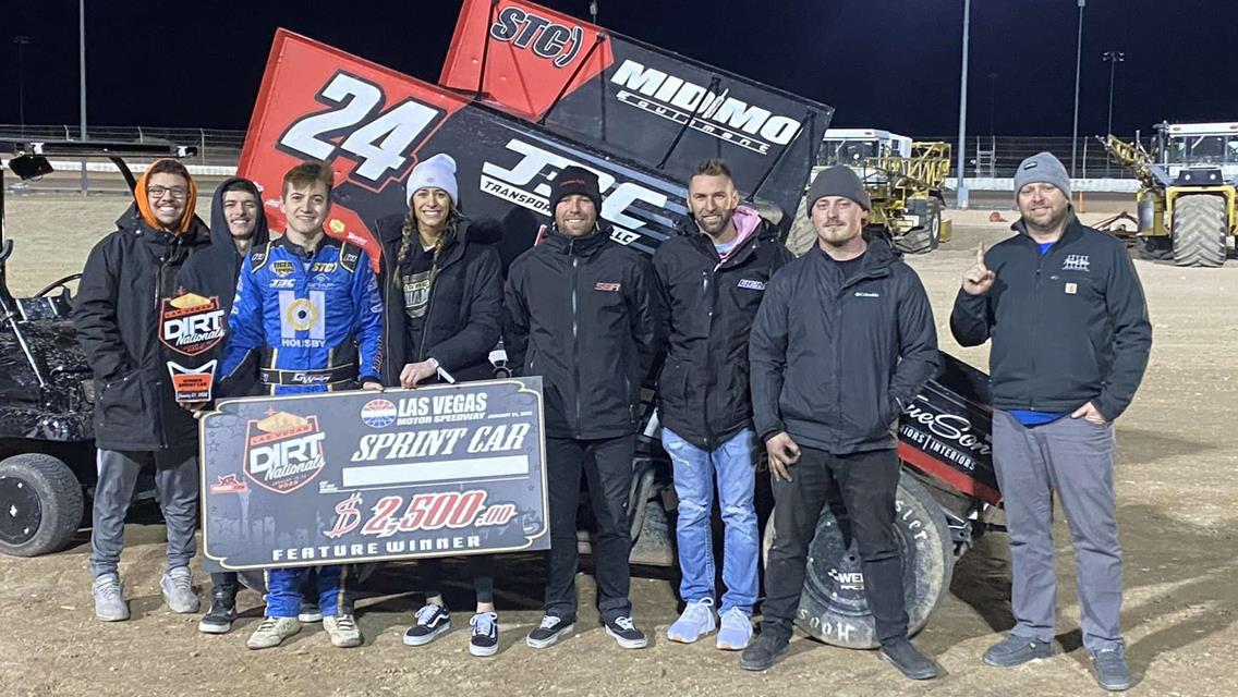 Williamson Wins at Las Vegas Dirt Nationals During Season-Opening Weekend