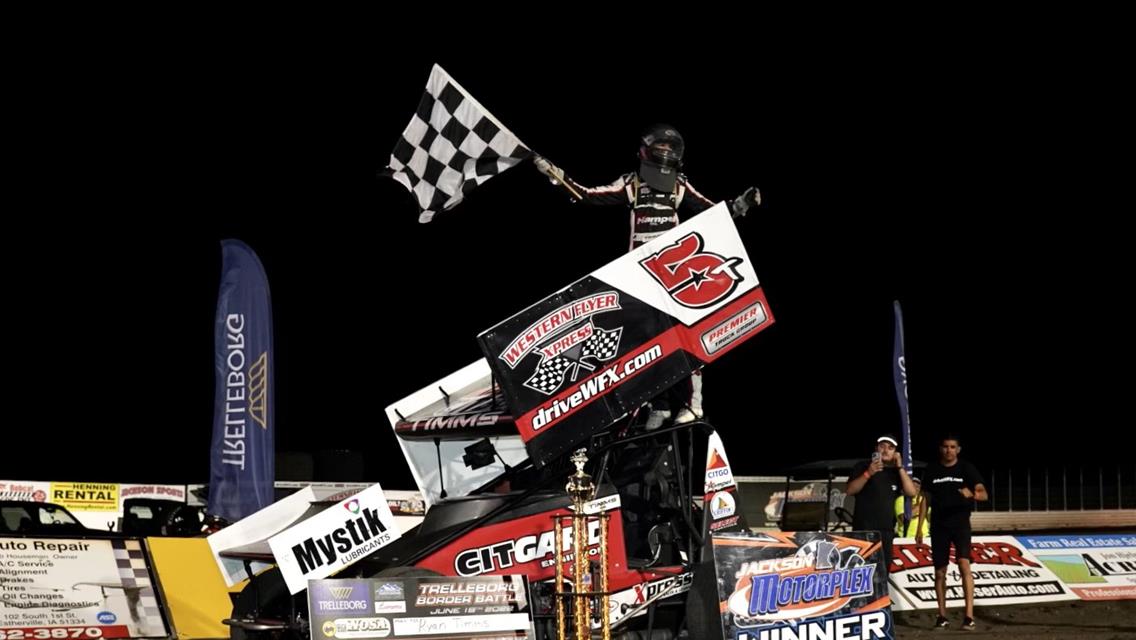Timms and Kouba Score Impressive Wins at Jackson Motorplex During The Border Battle presented by Livewire Printing &amp; Altenburg Construction